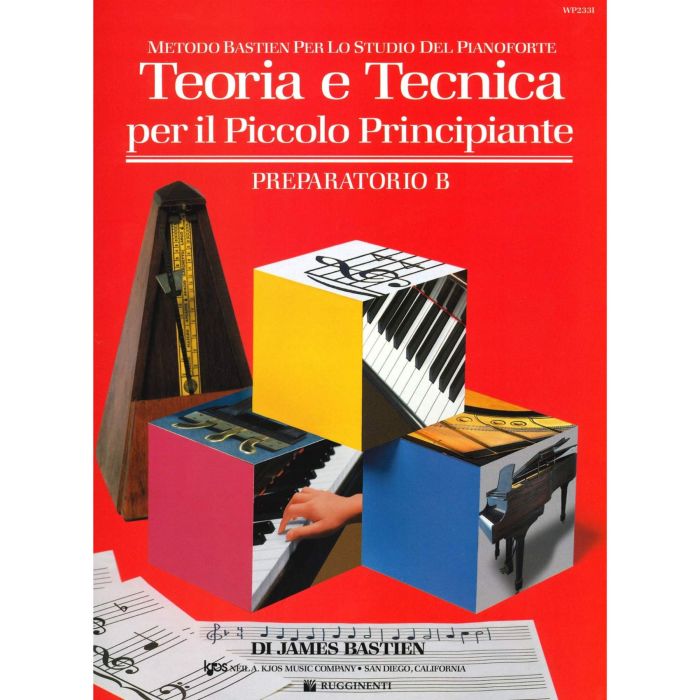 Bastien Teoria e Tecnica preparatorio B main product photo