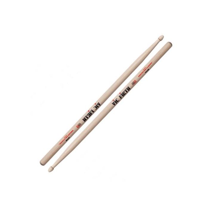 Bacchette Vic Firth American Classic X55B Hickory Punta Legno Goccia main product photo