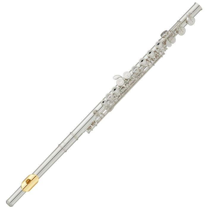 Flauto Yamaha YFL312GL fori chiusi non in linea boccola placcata oro testata argento main product photo