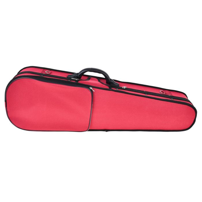 Custodia Violino Yibo sagomata rossa main product photo