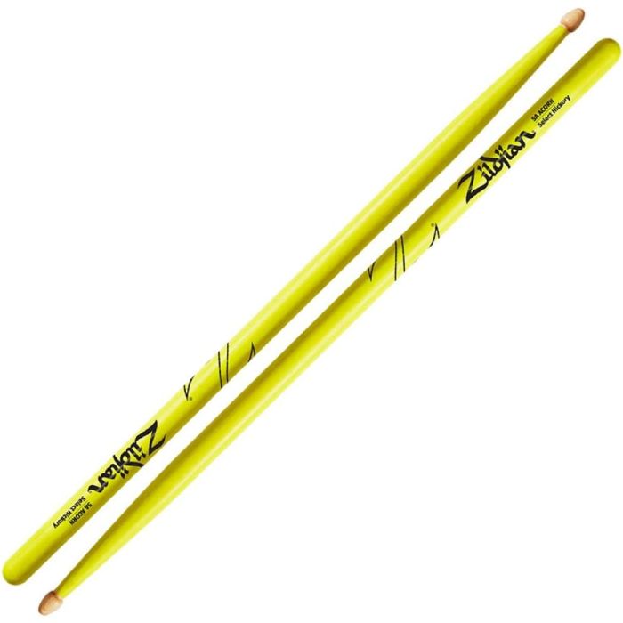 Bacchette Zildjian Z5AACDGY-5A Acorn Neon Yellow Punta Legno main product photo