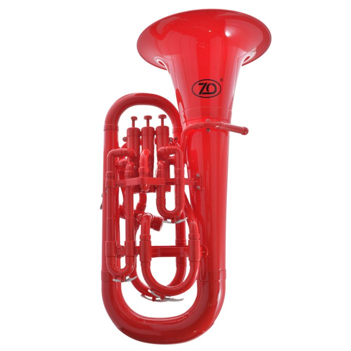 Eufonio plastica ZO con bocchino e custodia ROSSO main product photo